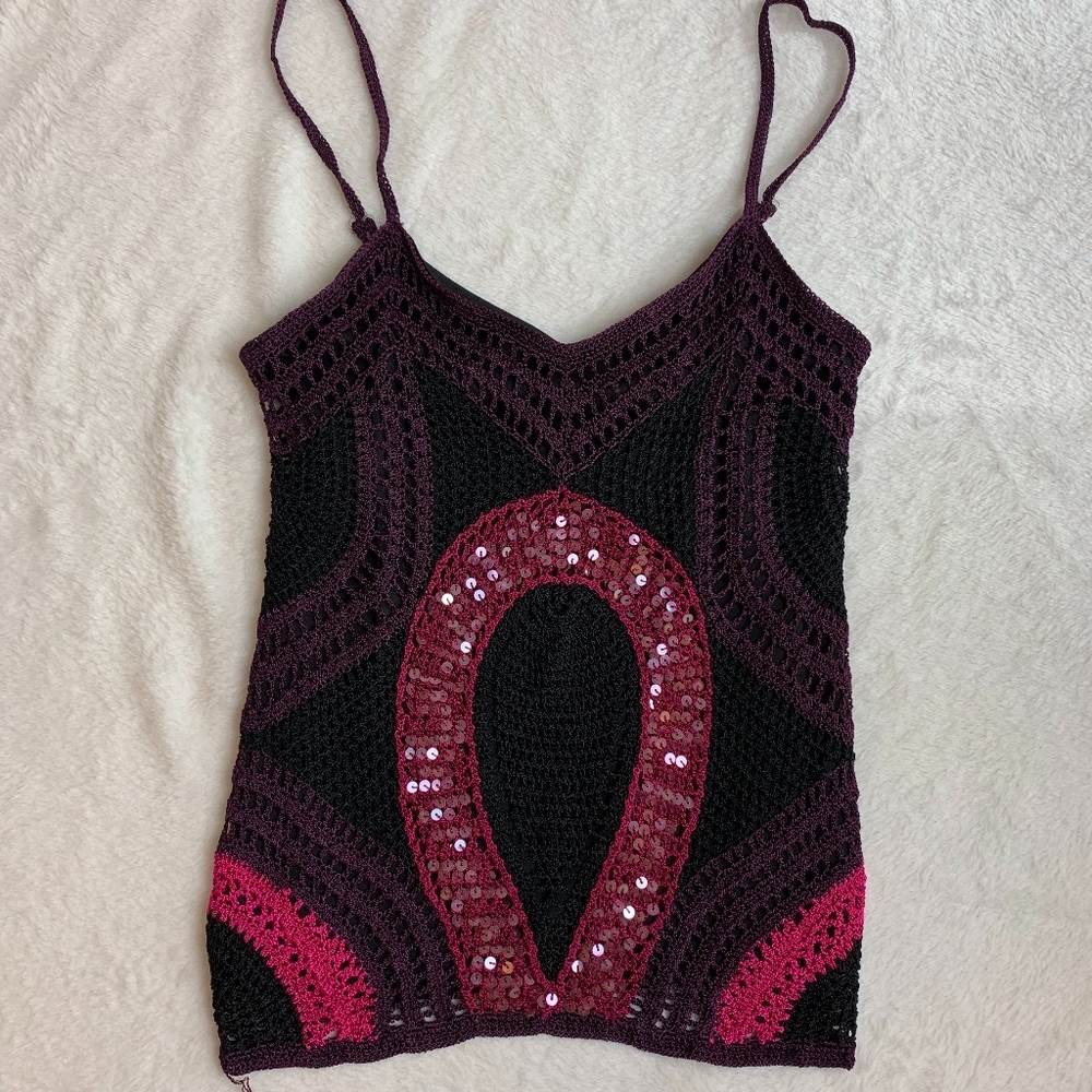 Nicowa Euro Boho Festival Crochet Tank (I19)